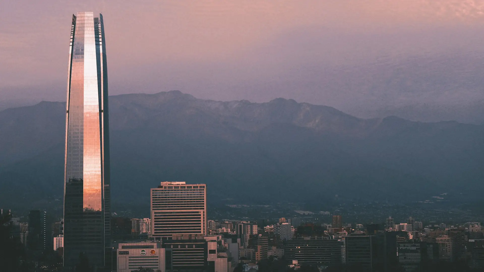 Santiago al atardecer